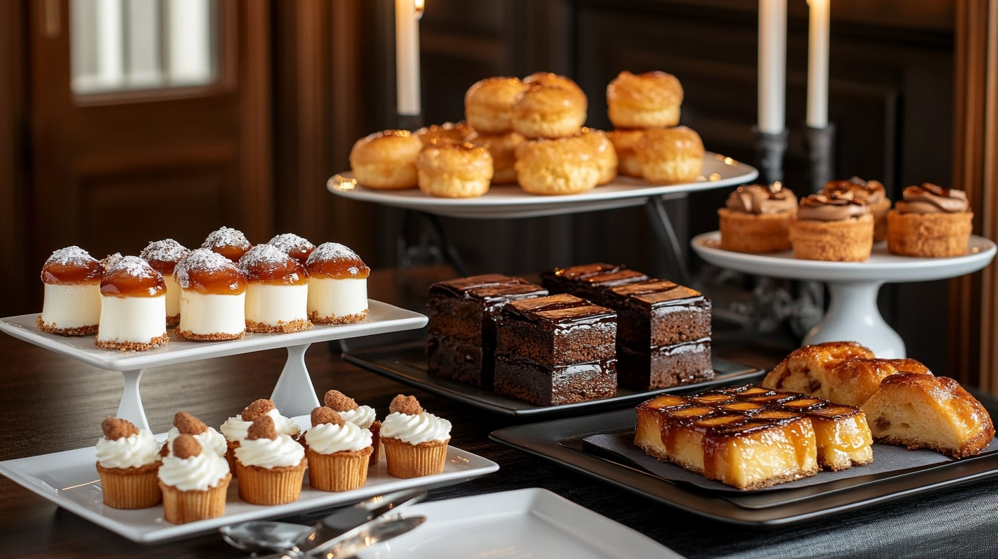 House pastries and desserts